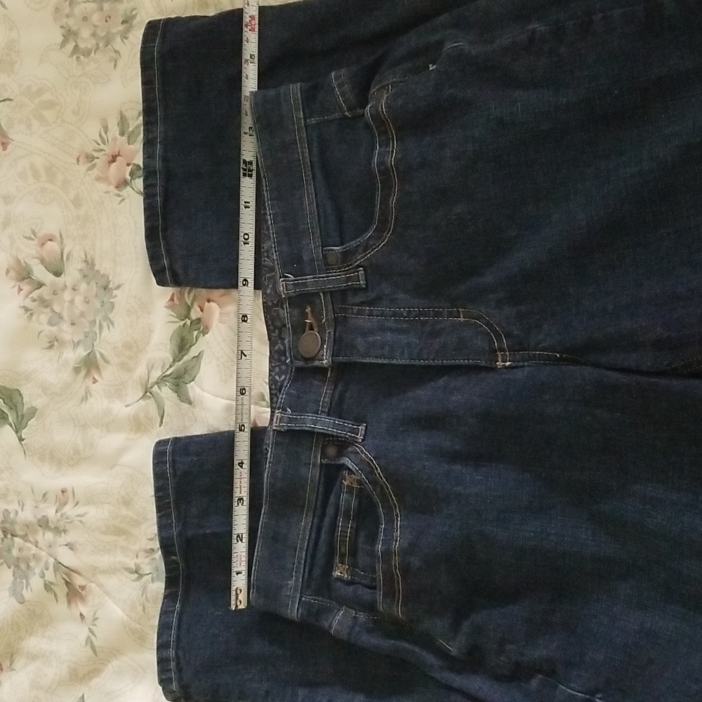 Lee Comfort Waistband Dark Wash Blue Denim Jeans - Picture 8 of 9